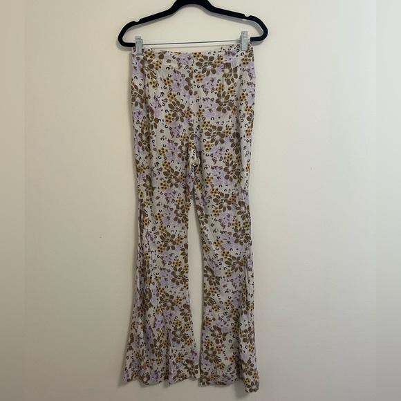 Free People Can't Take My Eyes Off You Floral Flare Pants, XS - Picture 7 of 16